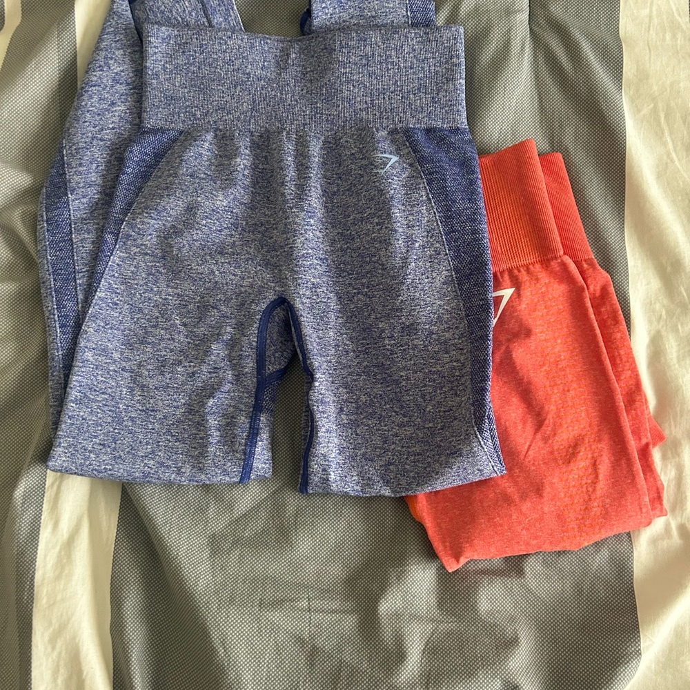 Gymshark Pink and Blue Leggings for Active Lifestyle